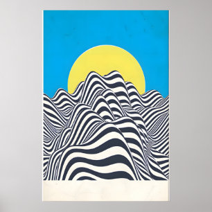 Psychedelic Rock Inspired Original Design Print
