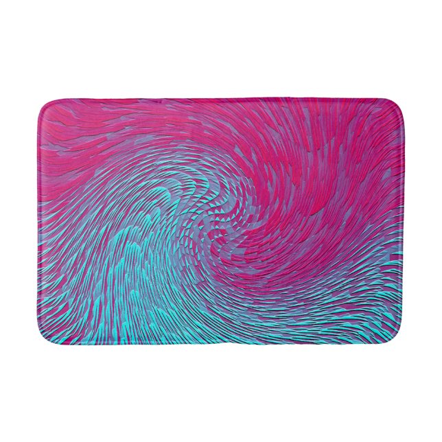 Psychedelic Sea.... Bath Mat (Front)