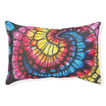 Psychedelic Sea Spiral Pet Bed