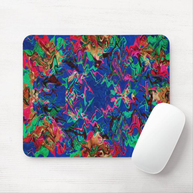 Psychedelic seaweed..... mouse mat (With Mouse)