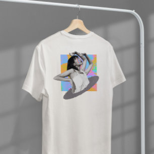 Psychedelic Shapes Collage Girl T-Shirt