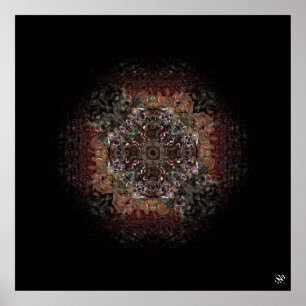 Psychedelic shield v2 poster