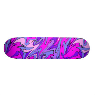Psychedelic Skateboard by Thierry Reno