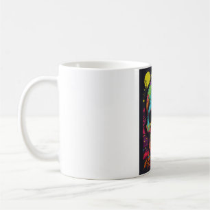 Psychedelic Skull Explosion Coffee Mug