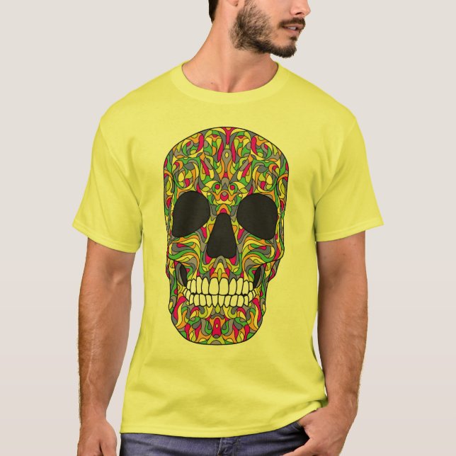 Psychedelic Skull T-Shirt (Front)