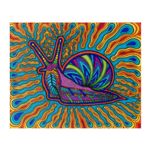 Psychedelic Snail Art Print