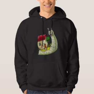 Psychedelic Snail Inspired Trippy Slug Related Sur Hoodie
