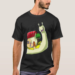 Psychedelic Snail Inspired Trippy Slug Related Sur T-Shirt