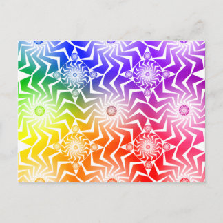 Psychedelic Spheres Pattern: Postcard