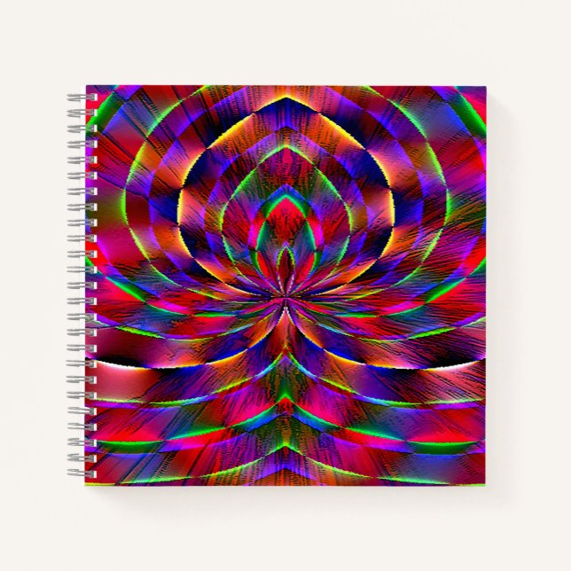 Psychedelic Spider....... Notebook (Front)