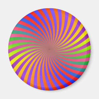 Psychedelic Spiral Design: Magnet