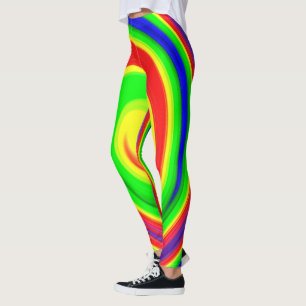 Psychedelic spirals leggings