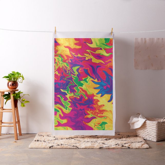 Psychedelic Splashing...... Fabric (In Situ)