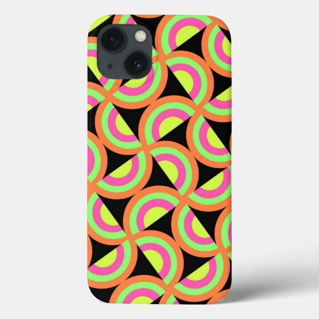 Psychedelic Squares Case-Mate iPhone Case (Back)