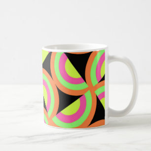Psychedelic Squares Coffee Mug
