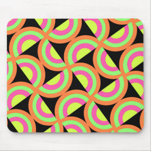 Psychedelic Squares Mouse Mat