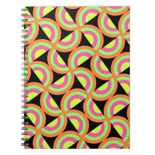 Psychedelic Squares Notebook