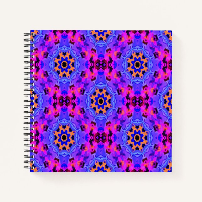 Psychedelic Stars... Notebook (Front)