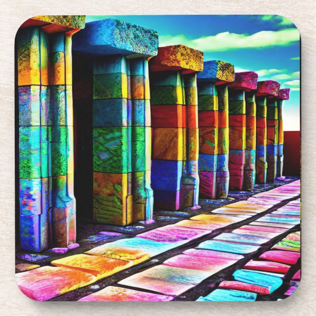 Psychedelic Stones Coaster (Front)