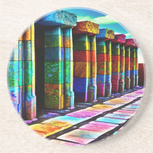 Psychedelic Stones Coaster