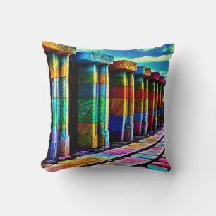 Psychedelic Stones Cushion