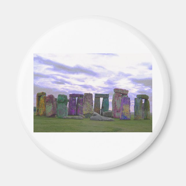 Psychedelic Stones Magnet (Front)