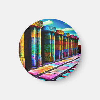 Psychedelic Stones Magnet
