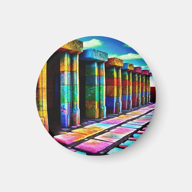 Psychedelic Stones Magnet (Front)