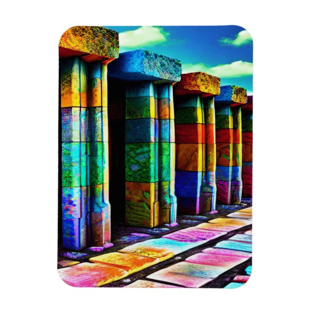 Psychedelic Stones Magnet (Vertical)