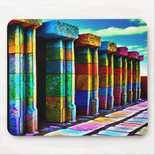 Psychedelic Stones Mouse Mat