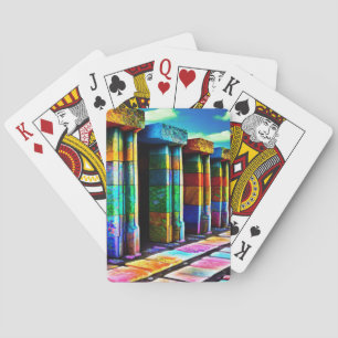 Psychedelic Stones Playing Cards