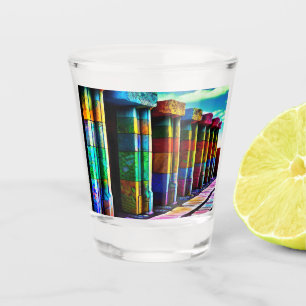 Psychedelic Stones Shot Glass