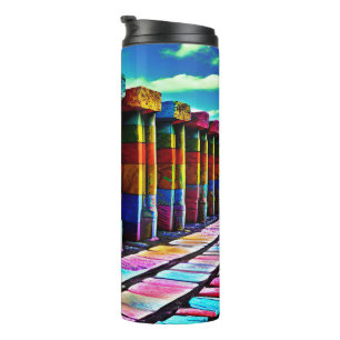Psychedelic Stones Thermal Tumbler