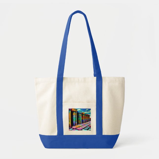 Psychedelic Stones Tote Bag (Front)