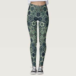 psychedelic style leggings yoga activewear