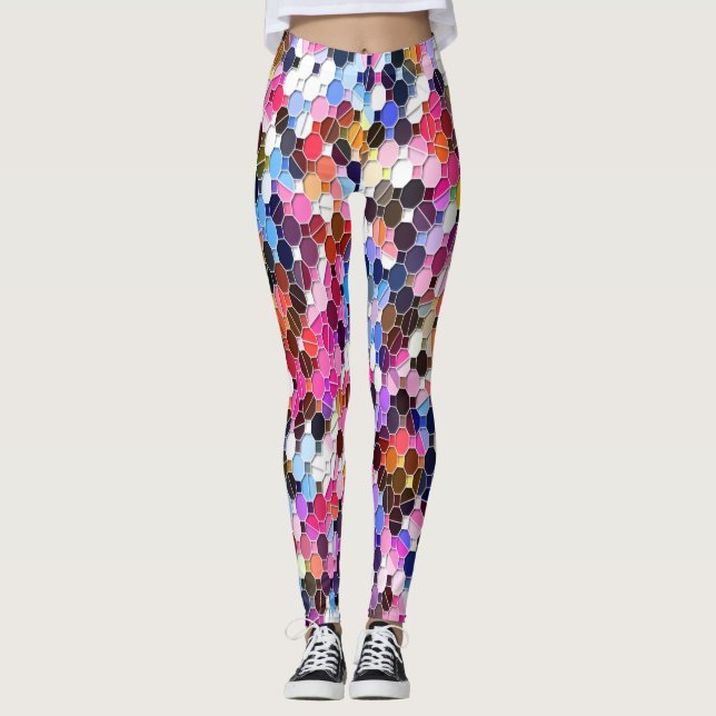 Psychedelic Summer Fun.... Leggings (Front)