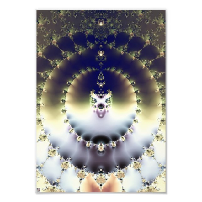 Psychedelic Sun Photo Print (Front)