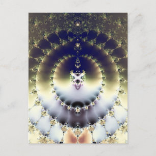 Psychedelic Sun Postcard