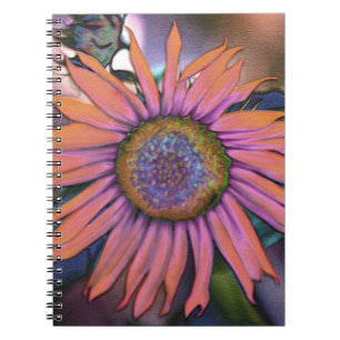 Psychedelic Sunflower Notebook