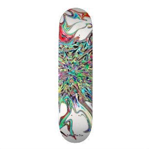 Psychedelic Supernova from Outer Space Skateboard