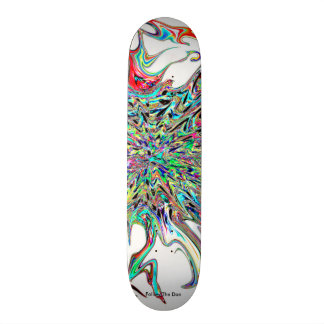 Psychedelic Supernova from Outer Space Skateboard