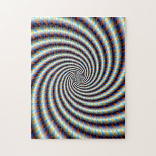 Psychedelic Swirl Jigsaw Puzzle