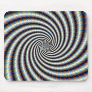 Psychedelic Swirl Mouse Mat