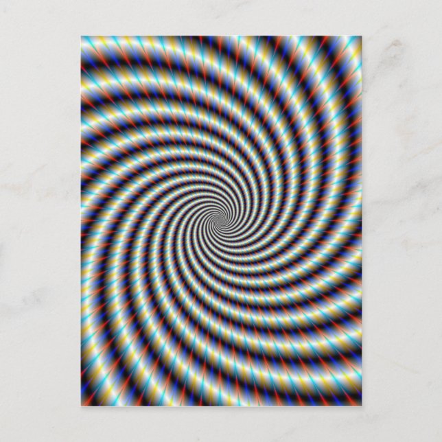 Psychedelic Swirl Postcard (Front)