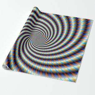 Psychedelic Swirl Wrapping Paper