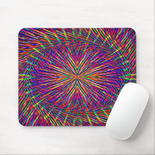 Psychedelic swirling Star...... Mouse Mat