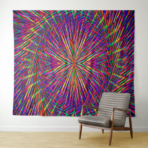 Psychedelic swirling Star...... Tapestry