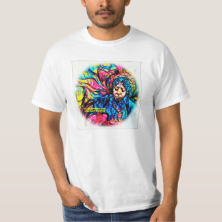 Psychedelic Tee by F.Bizo white
