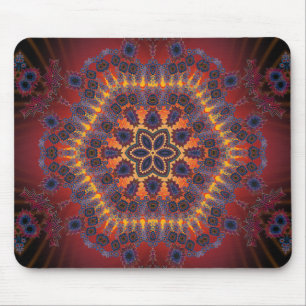 Psychedelic Tie-Dye Artwork: Mouse Mat