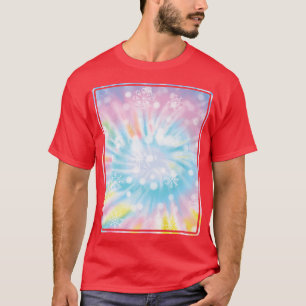 Psychedelic  Tie Dye  Snow  Indie Aesthetic  Hippi T-Shirt
